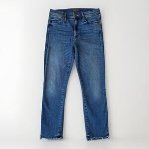 Mother Rascal Ankle Chew Jeans Women's 27 Blue Medium Wash Boho Party New York